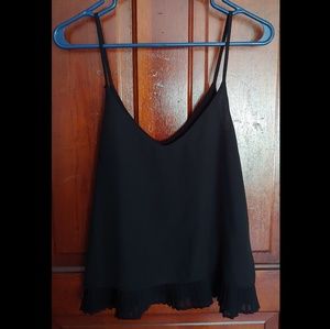 Black tank top